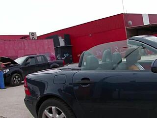 Fayna Vergarasi Gets Buggered By A Mechanic Outdoors