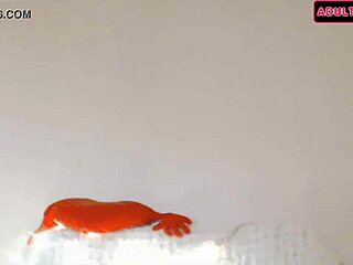 Dancing and Showing Tits on Webcam