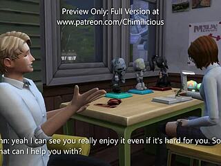 Study time turns into sexy time with cute teen 18+ babe!