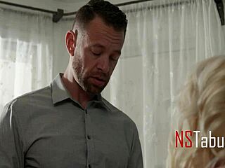 Stepdad wants a piece of tiny 18+ blonde teen 18+ stepdaughter