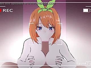 Yotsuba's Titjob Ends with Cum in Mouth