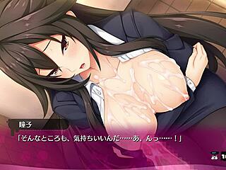 I love playing this bukkake hentai game with all the cum.