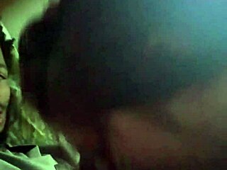 wet interracial scene with glasses and big black cock