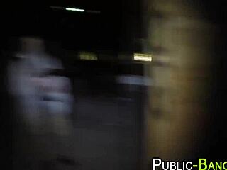 Latina Squirts in Public Deepthroat Blowjob