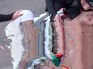 Skillfully slamming her wet pussy with that massive ninja cock