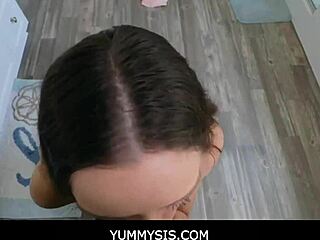 Amateur punk girl super skinny gets big cock interracial first time