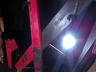 Watch Don Whoe dominate curvy Latina Nina Rivera with anal and dildo on the St. Andrews cross