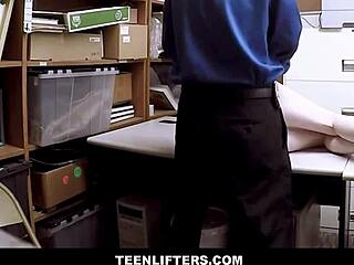 tiny blonde shoplifter lexi lore caught and agrees to naughty deal