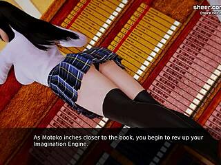 Feeling The Passion As Busty Japanese Teen Sucks Cock In Waifu Academy