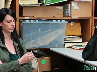 Teen Babe Fucked Hard for Stealing at Work