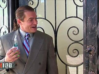 Brunette Latina Babe with Big Hairy Pussy Fucked Hard by Giant Cock. She Moans as He Licks and Pounds Her Deep.