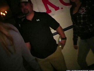 teen lesbos lick pussy at frat party feeling intense pleasure