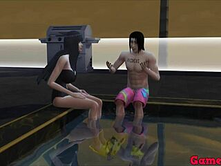 Boruto Cap 2: Itachi Takes a Drink with Hinata, Ends in Pool Fucking Like a Total Slut Who Loves Anal Sex