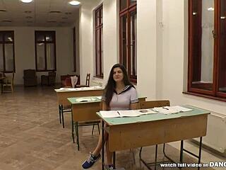 Teen Student Squirts Into Teacher's Mouth During Hardcore Roleplay