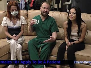 Wow! Doctor Tampa examines Blaire Celeste for cash in full hospital movie!