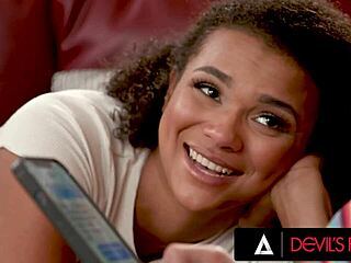 Ebony Lesbian Babe Alina Ali Fingers And Toys With Straight Best Friend Nicole Aria