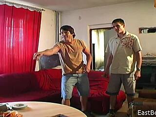 village twinks - asslicking and blowjob action - leon and his friend 😏