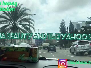 This beautiful black pornstar is so horny for window sex with yahoo boy