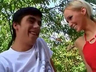 Cute 18+ Blonde Teen Gets Anal And Facial