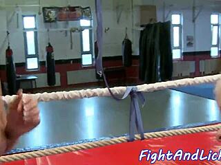 Glam Babes Fingering Pussy After Wild Fight!