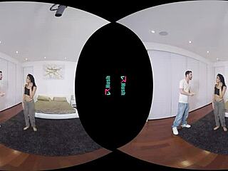 VRHush Kira Noir Dances and Rides in Interracial Action