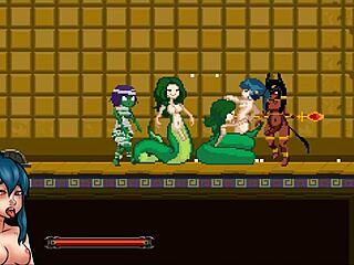 Nayla's Castle Hentai Game Ep 4: Double Penetration!