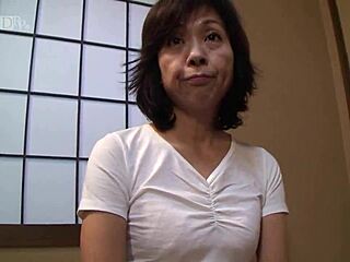 Japanese Farmhouse Mature Woman Hisako Sanwa Seduces with Skilled Blowjob in Rural Setting. Her Charm Captivates!