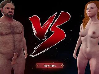 Ethan vs Chelci Naked 3D Fight