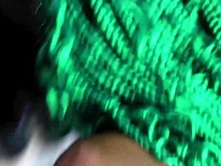 Take it all, you hot black milf! with three cocks