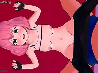 anya adult version wearing gym outfit in love hotel spyxfamily