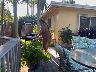 bbw slut miss exquisite gets cumshot in outdoor doggystyle