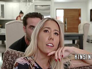 In the name of supervision, stepmom indulges her voyeur kink. She watches everything!