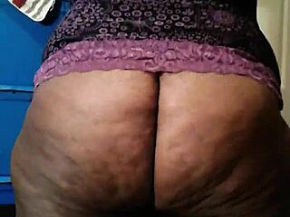 Ms ann aka dee plays with her huge soft ass