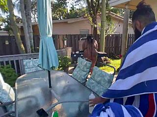 bbw slut miss exquisite gets cumshot in outdoor doggystyle