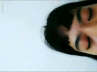 Hot Asian teen 18+ shows wet pussy with bottle play