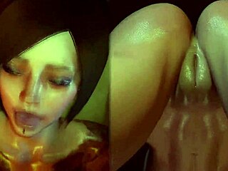 Her Wet Body Got Me Hot, Wanna Lick and Fuck 3D Futanari?