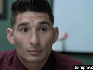 Watch these office workers having wild gay sex in the toilet!