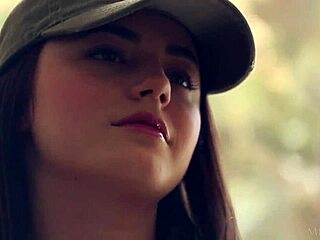 Natural beauty undressing with curvy brunette charm tonight