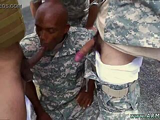 Nude pilipino army fucks japan army in gay scene!