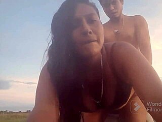 karely ruiz gets doggystyle assfucking in the jungle with friend girlfriend petite 18+ milf