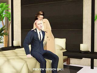 Wil and Kat star in 3D hentai preview clip