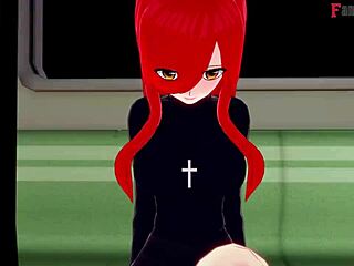 parasoul gives a public blowjob in skullgirls hentai