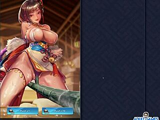 Titty Fucking Tenka's Huge Boobies in Kinky Hentai Game