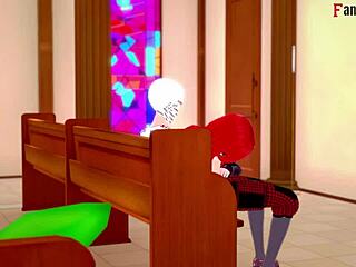 parasoul gives a public blowjob in skullgirls hentai