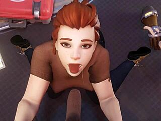 Does Brigitte from Overwatch enjoy that cock?