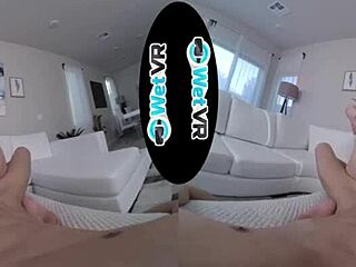 Brunette Tied Up And Fucked In Wetvr Porn!