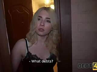 Honey Maria Hurricane spreads legs on sofa to repay couch loan