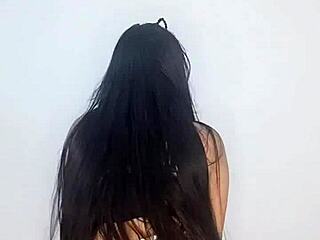 my stepdad helps me squirt by licking my pussy hard, leading to intense orgasm in amateur milf scene