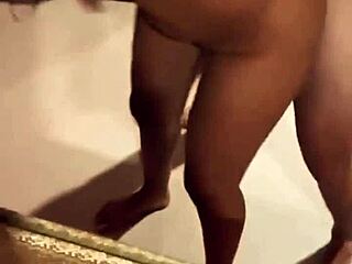 Why’s he staring at my ass while holding his cock?