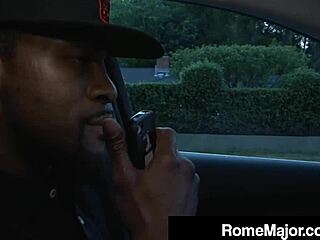 Watch Rome Major and Yasmine De Leon get drilled by big black cocks in hardcore threesome